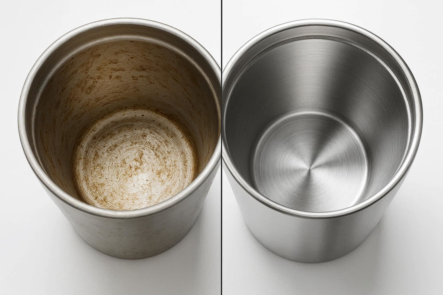 Tumbler kotor vs bersih